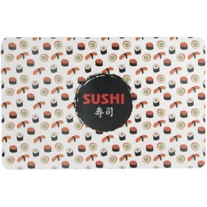 Jogo Americano Retangular Sushi 4 Peças – Hauskraft – 43x28 cm