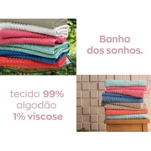 Toalha de Banho Lyra – 62x130 cm – Branco (Cód. 001)