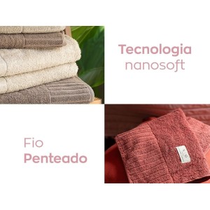 Toalha de Banho Velour – 70x140 cm – Rosé (R4778)